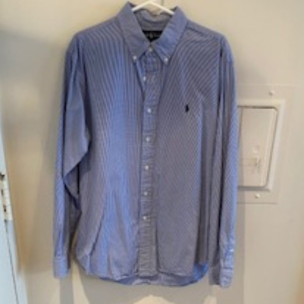 Polo Button Down Shirt - L